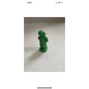 Wendy's Kids Meal Toy PVC Baseball Player Green Figure Pitcher 4" 1994‎ Vtg